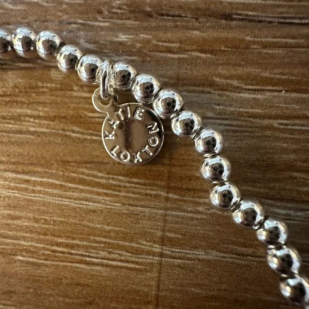 Katie Loxton Silver Plated Heart Bracelet